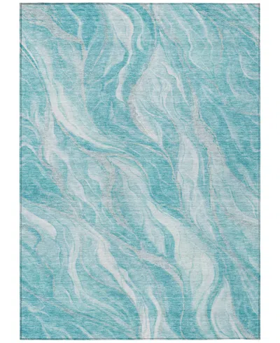 Addison Chantille Machine Washable Acn720 8'x10' Area Rug In Teal