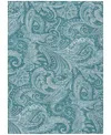 Addison Chantille Acn664 8'x10' Area Rug In Turquoise