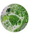 Addison Chantille Acn682 8'x8' Round Area Rug In Lime