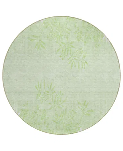 Addison Chantille Acn673 8'x8' Round Area Rug In Mint