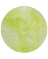 Addison Chantille Acn685 8'x8' Round Area Rug In Moss