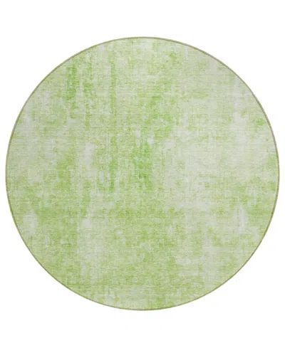 Addison Chantille Acn656 8'x8' Round Area Rug In Moss