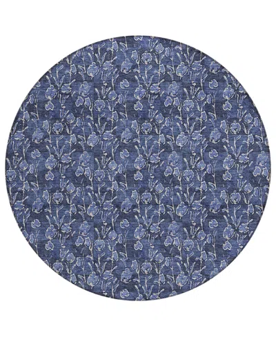 ADDISON CHANTILLE MACHINE WASHABLE ACN692 8'X8' ROUND AREA RUG