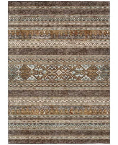 Addison Chantille Acn714 9'x12' Area Rug In Chocolate