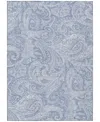 Addison Chantille Machine Washable Acn654 9'x12' Area Rug In Denim