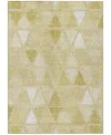 Addison Chantille Acn722 5'x7'6" Area Rug In Gold