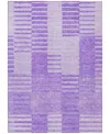 Addison Chantille Acn686 9'x12' Area Rug In Lavender