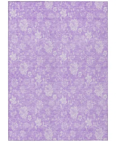 Addison Chantille Machine Washable Acn681 9'x12' Area Rug In Lilac