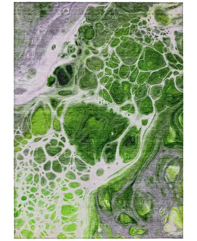 Addison Chantille Acn682 9'x12' Area Rug In Lime