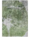 Addison Chantille Machine Washable Acn719 2'6"x3'10" Area Rug In Moss