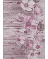 Addison Chantille Acn712 9'x12' Area Rug In Plum