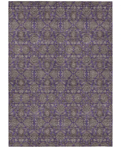 Addison Chantille Acn702 9'x12' Area Rug In Purple