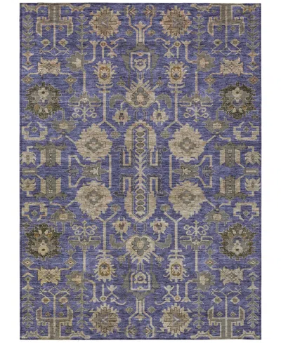 Addison Chantille Acn697 9'x12' Area Rug In Purple