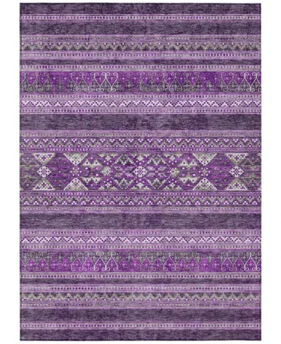 Addison Chantille Acn714 9'x12' Area Rug In Purple