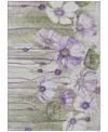 Addison Chantille Acn712 9'x12' Area Rug In Purple