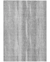 Addison Chantille Machine Washable Acn694 9'x12' Area Rug In Silver