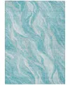Addison Chantille Acn696 9'x12' Area Rug In Teal