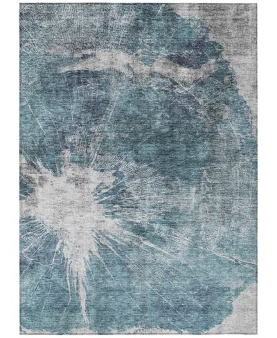 Addison Chantille Machine Washable Acn719 9'x12' Area Rug In Teal