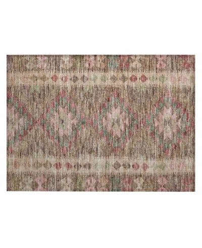 Addison Chantille Acn1226 1'8"x2'6" Area Rug In Brown