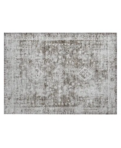 Addison Chantille Acn1229 1'8"x2'6" Area Rug In Brown