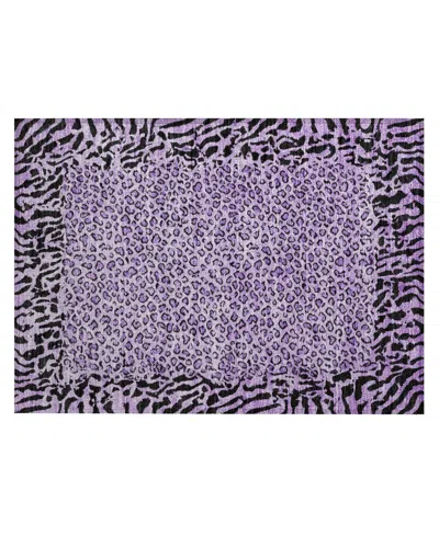 Addison Chantille Acn1230 1'8"x2'6" Area Rug In Purple