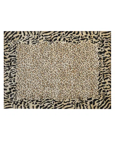 Addison Chantille Acn1230 1'8"x2'6" Area Rug In Gold