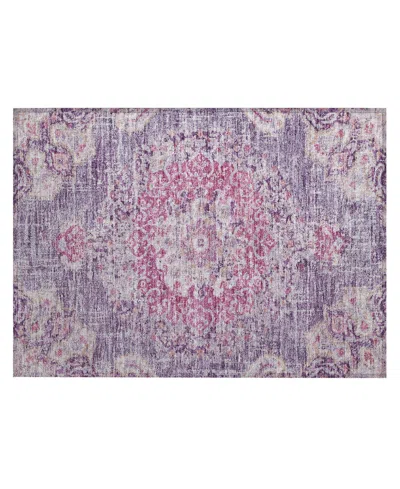 Addison Chantille Acn1236 1'8"x2'6" Area Rug In Purple