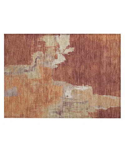 Addison Chantille Acn1335 1'8"x2'6" Area Rug In Red