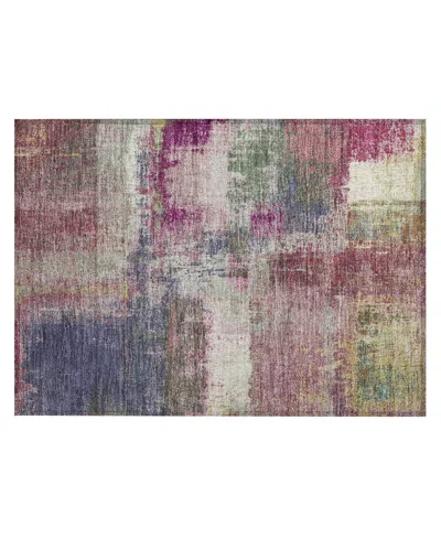 Addison Chantille Acn1354 1'8"x2'6" Area Rug In Pink