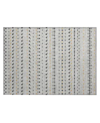 Addison Chantille Acn1417 1'8"x2'6" Area Rug In Silver