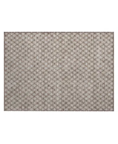 Addison Chantille Acn1435 1'8"x2'6" Area Rug In Brown