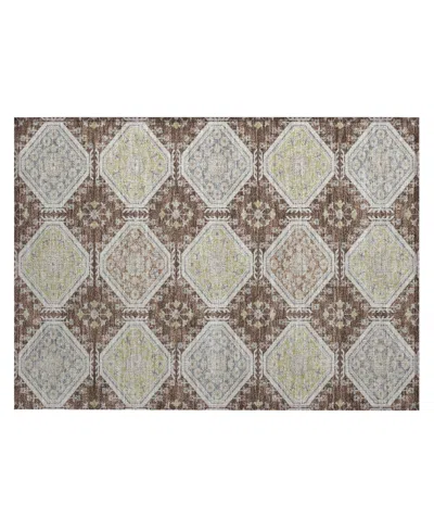 Addison Chantille Acn1444 1'8"x2'6" Area Rug In Brown