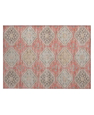 Addison Chantille Acn1449 1'8"x2'6" Area Rug In Pink