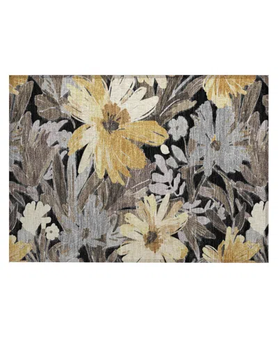 Addison Chantille Acn1481 1'8"x2'6" Area Rug In Black