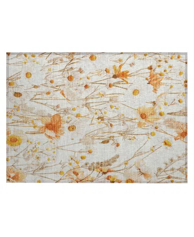 Addison Chantille Acn1500 1'8"x2'6" Area Rug In White