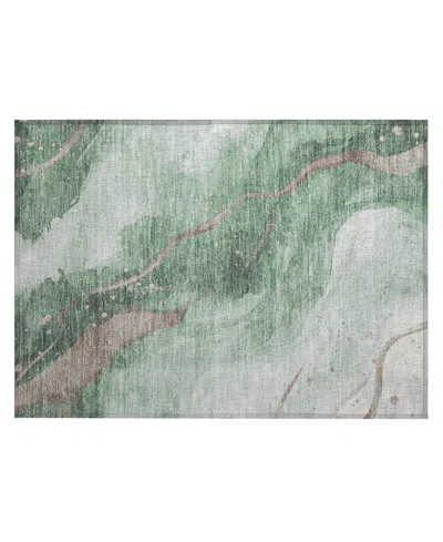 Addison Chantille Acn1530 1'8"x2'6" Area Rug In Green