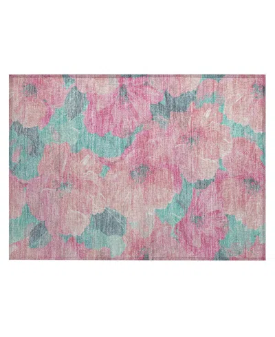 Addison Chantille Acn1545 1'8"x2'6" Area Rug In Pink