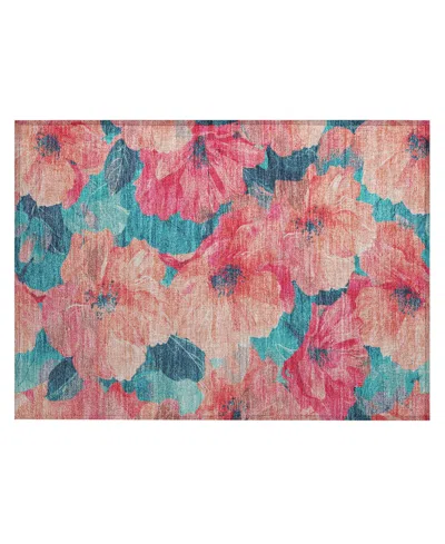 Addison Chantille Acn1547 1'8"x2'6" Area Rug In Pink