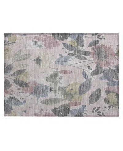 Addison Chantille Acn1550 1'8"x2'6" Area Rug In Pink