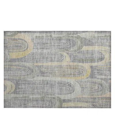 Addison Chantille Acn1590 1'8"x2'6" Area Rug In Gray