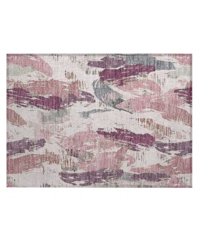 Addison Chantille Acn1597 1'8"x2'6" Area Rug In Pink