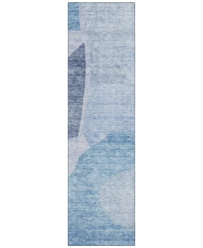 Addison Chantille Acn665 2'3"x7'6" Runner Area Rug In Denim