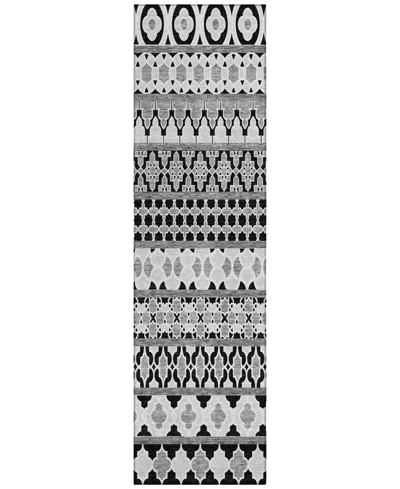 Addison Chantille Acn726 2'3"x7'6" Runner Area Rug In Black