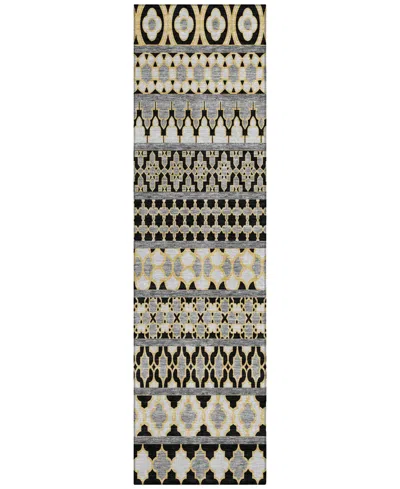 Addison Chantille Acn726 2'3"x7'6" Runner Area Rug In Charcoal