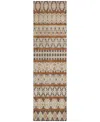 Addison Chantille Acn726 2'3"x7'6" Runner Area Rug In Chocolate