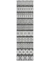 Addison Chantille Acn726 2'3"x7'6" Runner Area Rug In Gray