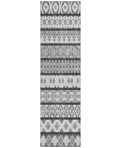 Addison Chantille Acn726 2'3"x7'6" Runner Area Rug In Gray