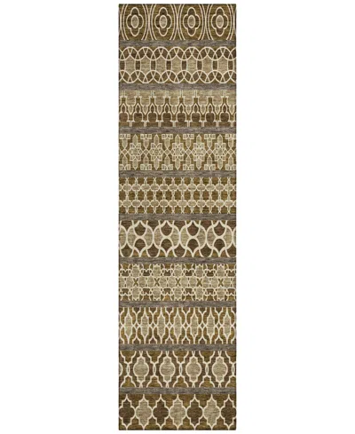 Addison Chantille Acn726 2'3"x7'6" Runner Area Rug In Mocha