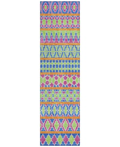 Addison Chantille Acn726 2'3"x7'6" Runner Area Rug In Rose