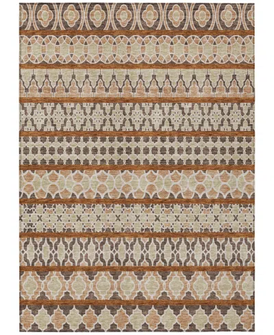 Addison Chantille Acn726 5'x7'6" Area Rug In Chocolate